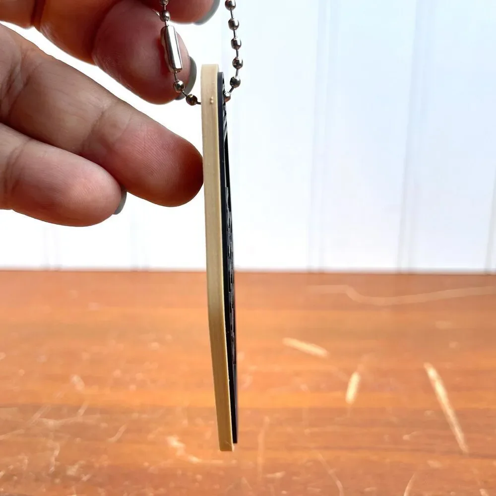 Retro Motel Keychain, Custom Keychain, Ballchain Keychain